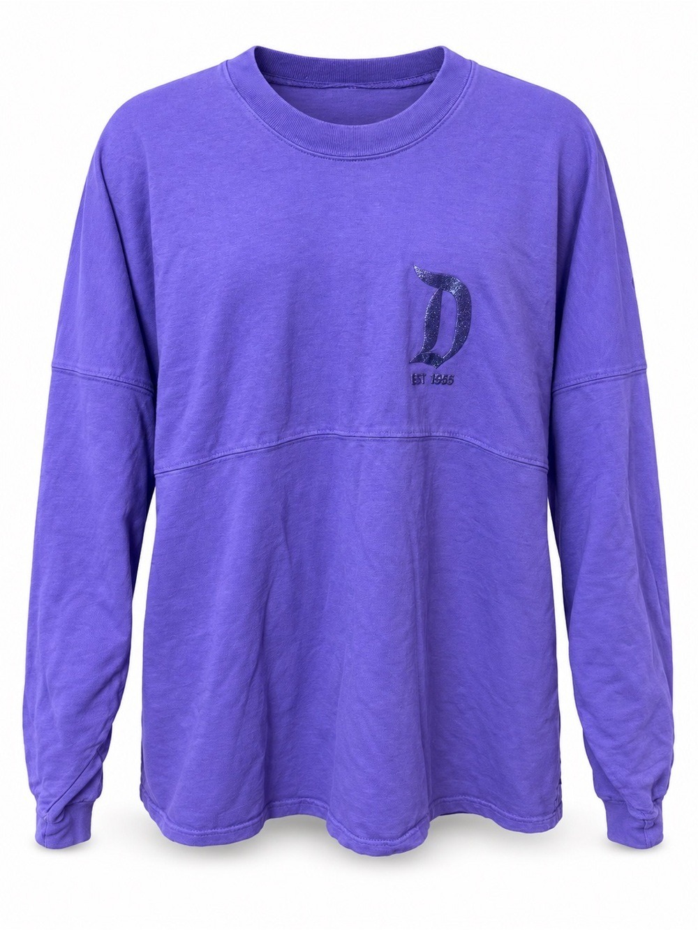 Disney Parks Spirit Jersey Disneyland Resort Purple Sparkle Glitter Small